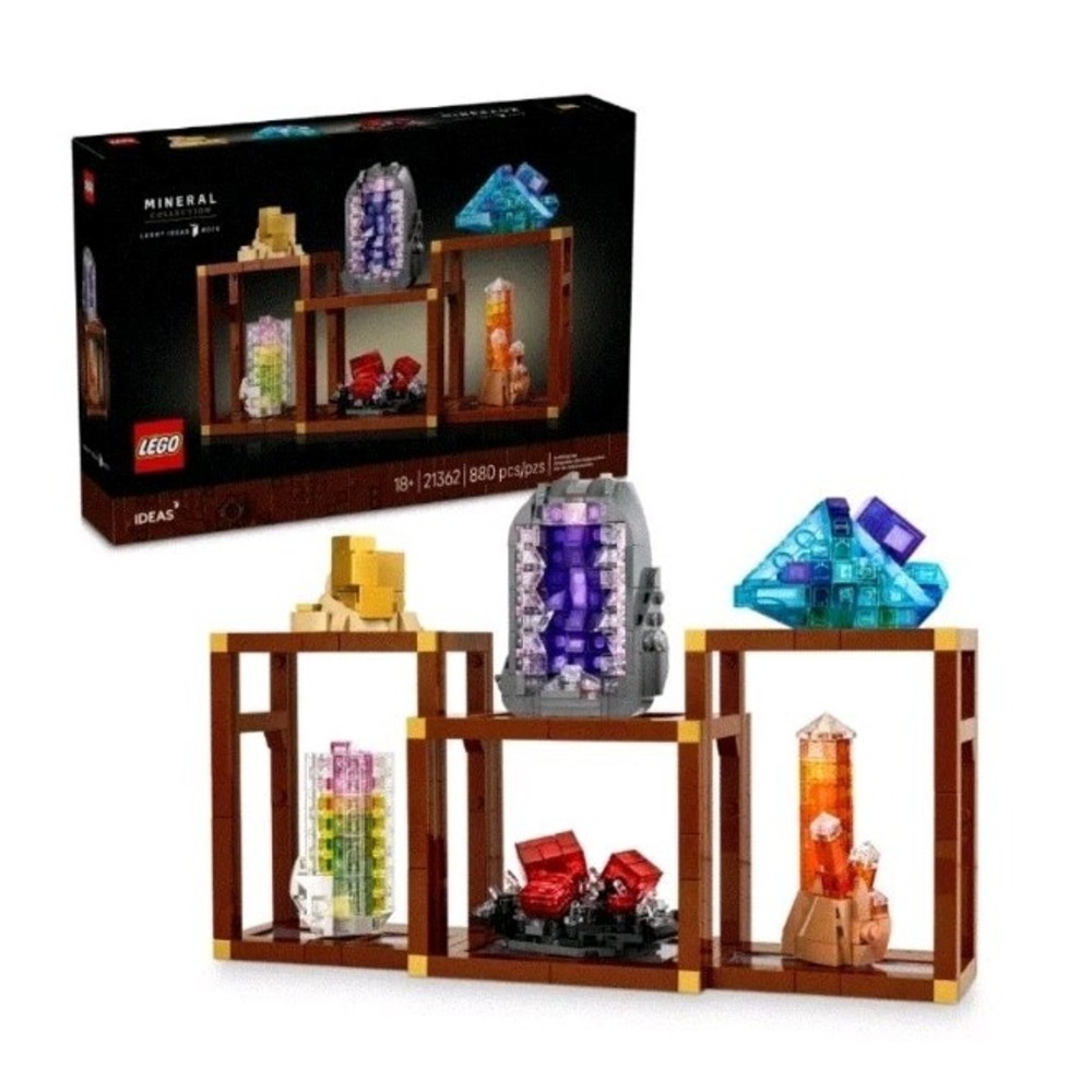 LEGO Ideas Mineral Collection Building Set 21362 - NIB